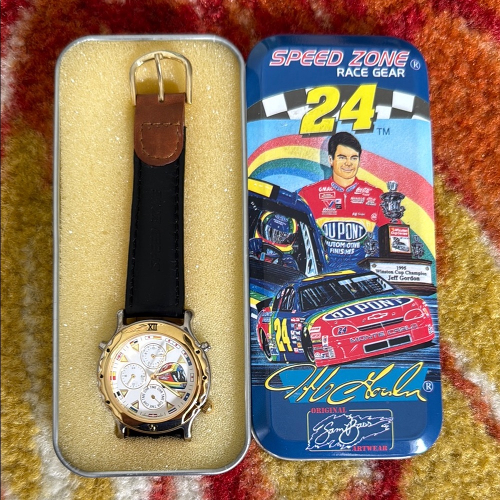 Jeff Gordon special addition “Sam Bass” designed watch.